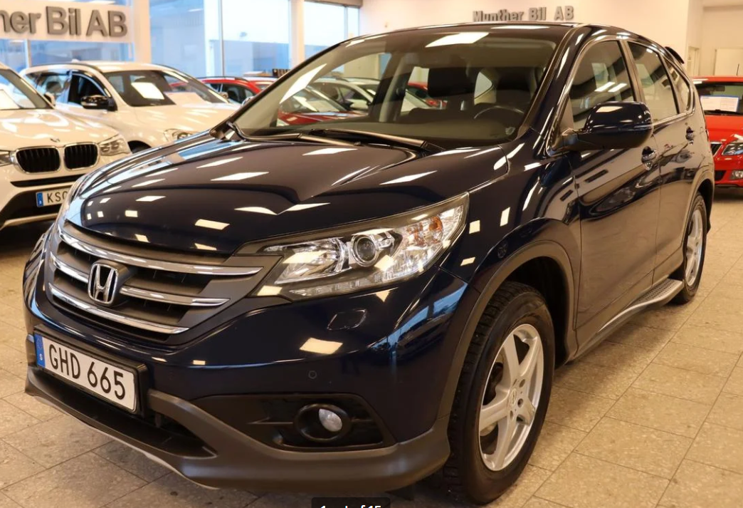Left hand drive HONDA CR V  2.0 i-VTEC 4WD 155hp